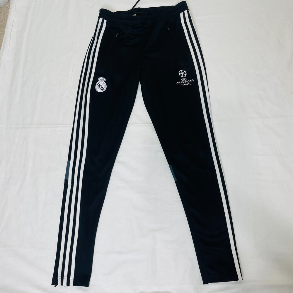 Adidas UEFA Champions‎ League Training Pants with Zipper Pocket Black XS